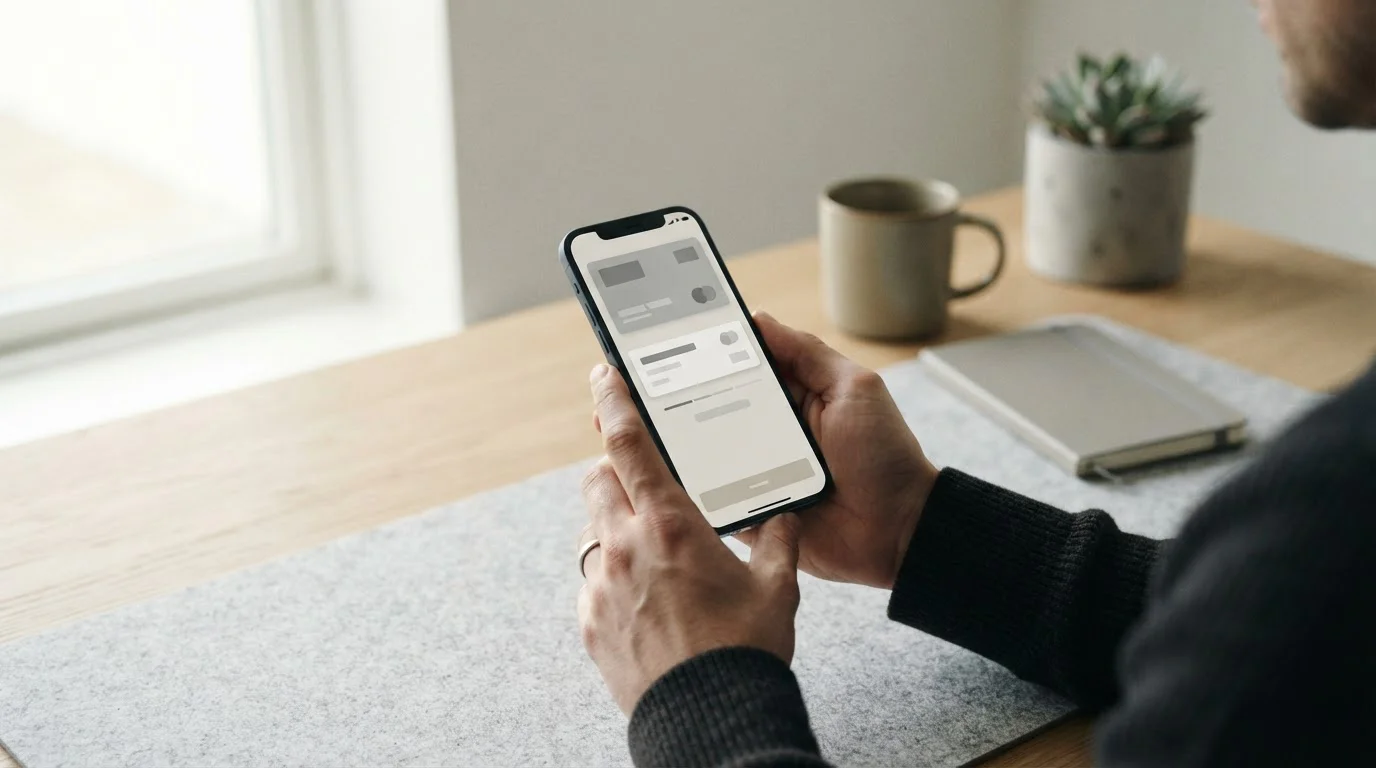 Klarna-Zahlungen bei deutschen Wettanbietern mit Smartphone und neutraler Benutzeroberfläche