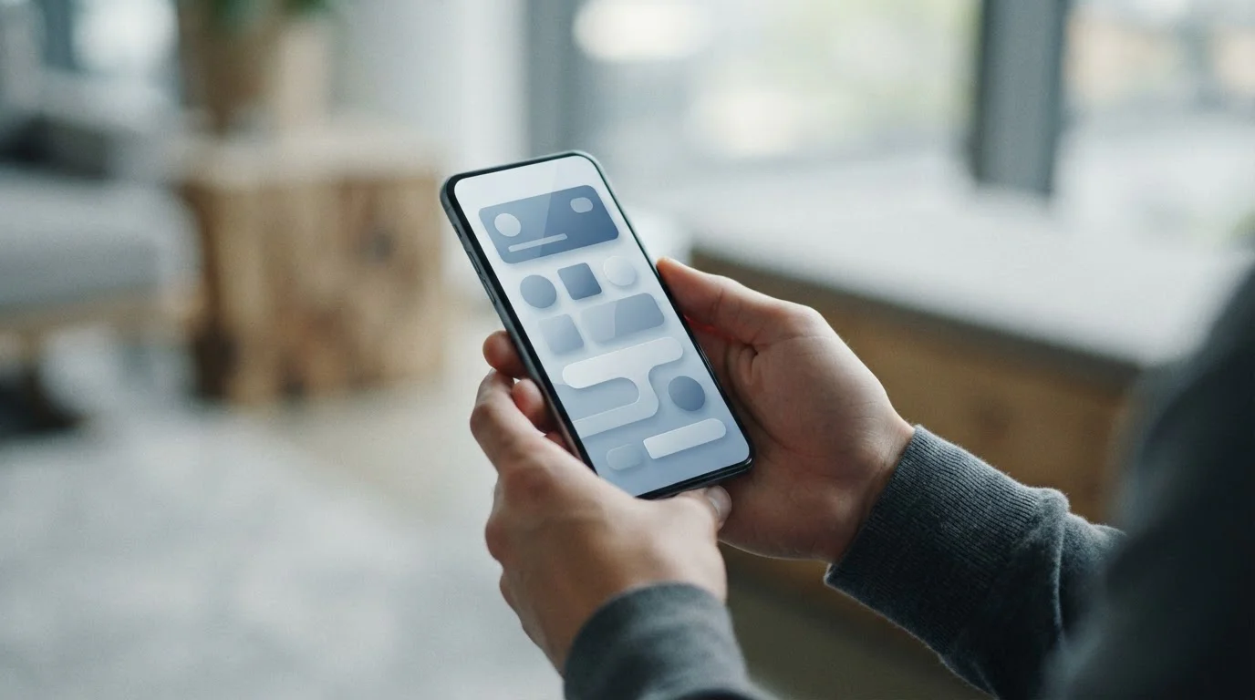 Moderne digitale Zahlungsoptionen auf Smartphone-Display