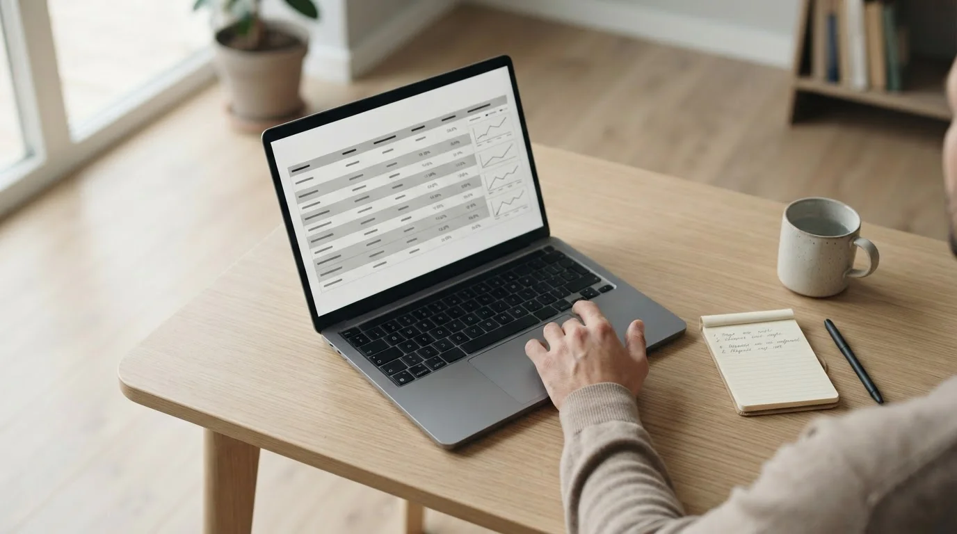 Vergleich von Sportwetten-Anbietern mit GGL-Lizenz auf einem Laptop-Bildschirm