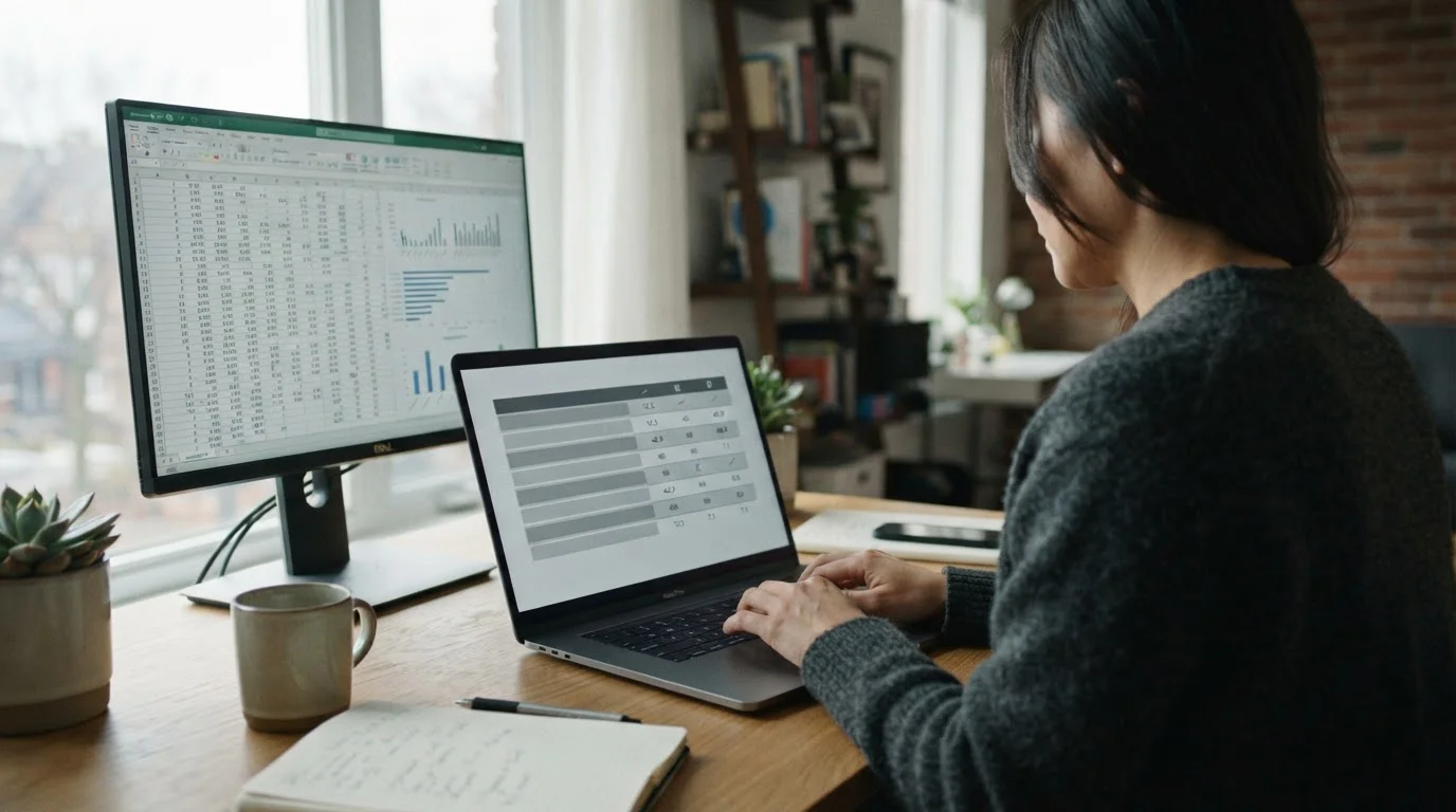 Hands über Laptop-Tastatur bei der Analyse verschiedener Wettanbieter-Optionen